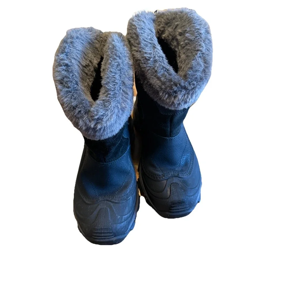 Columbia Women's BL1576-010‎ Black Winter Snow Boots Size 5 Fur Lined